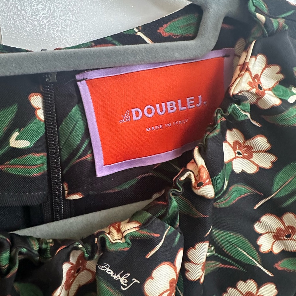 La DoubleJ Floral Charming Silk Blouse